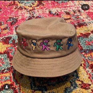 Grateful Dead dancing bears hat 100% HEMP!